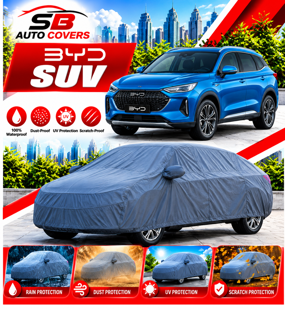 BYD SUV Models Car Cover