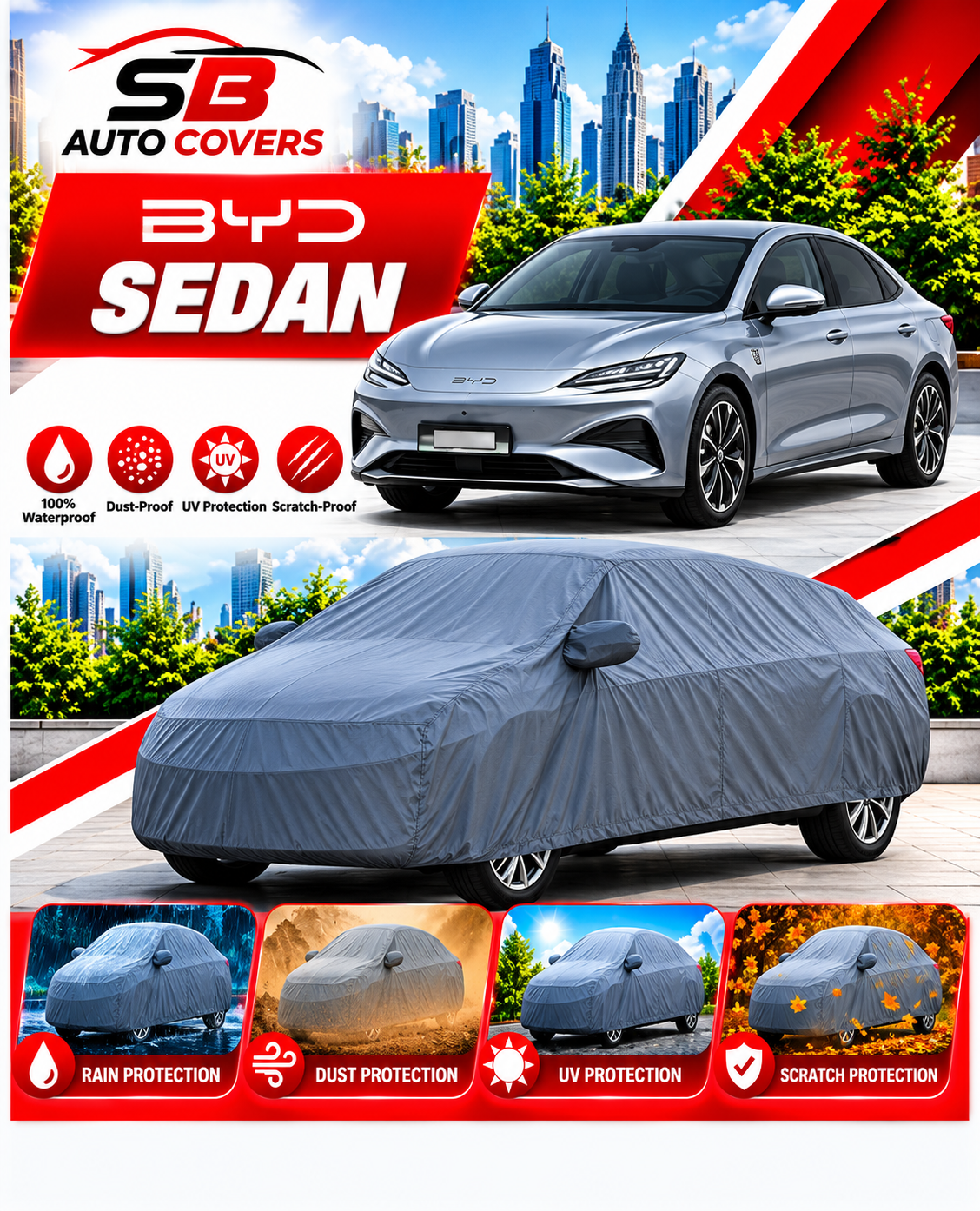 BYD Sedan Models Car Cover