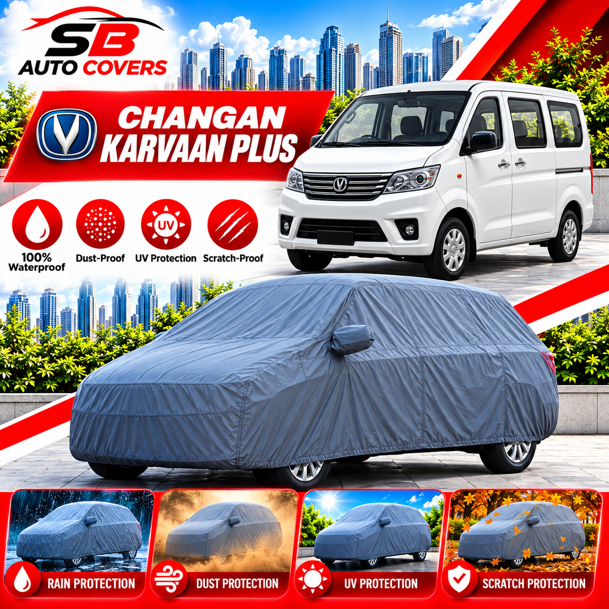 Changan Karvaan Plus Car Cover