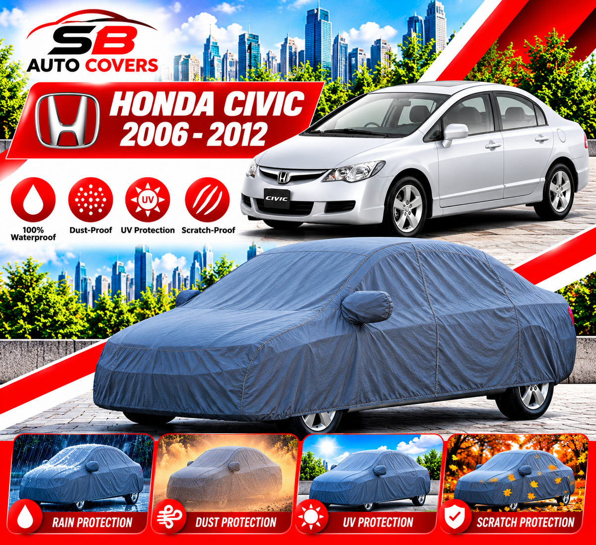 Honda Civic 2006-2012 Car Cover
