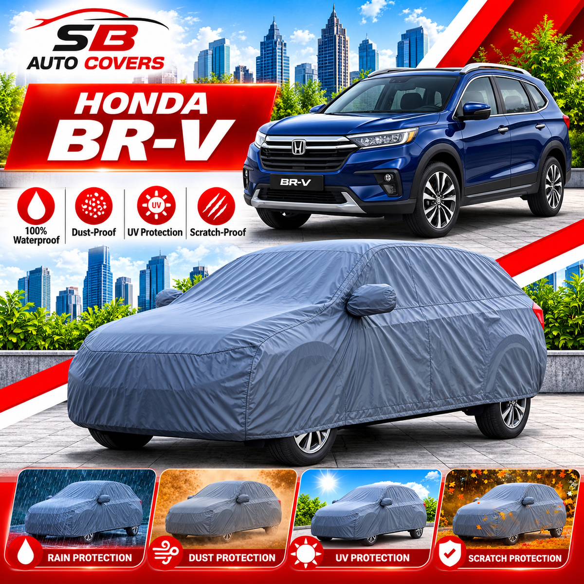 Honda BR-V Car Cover