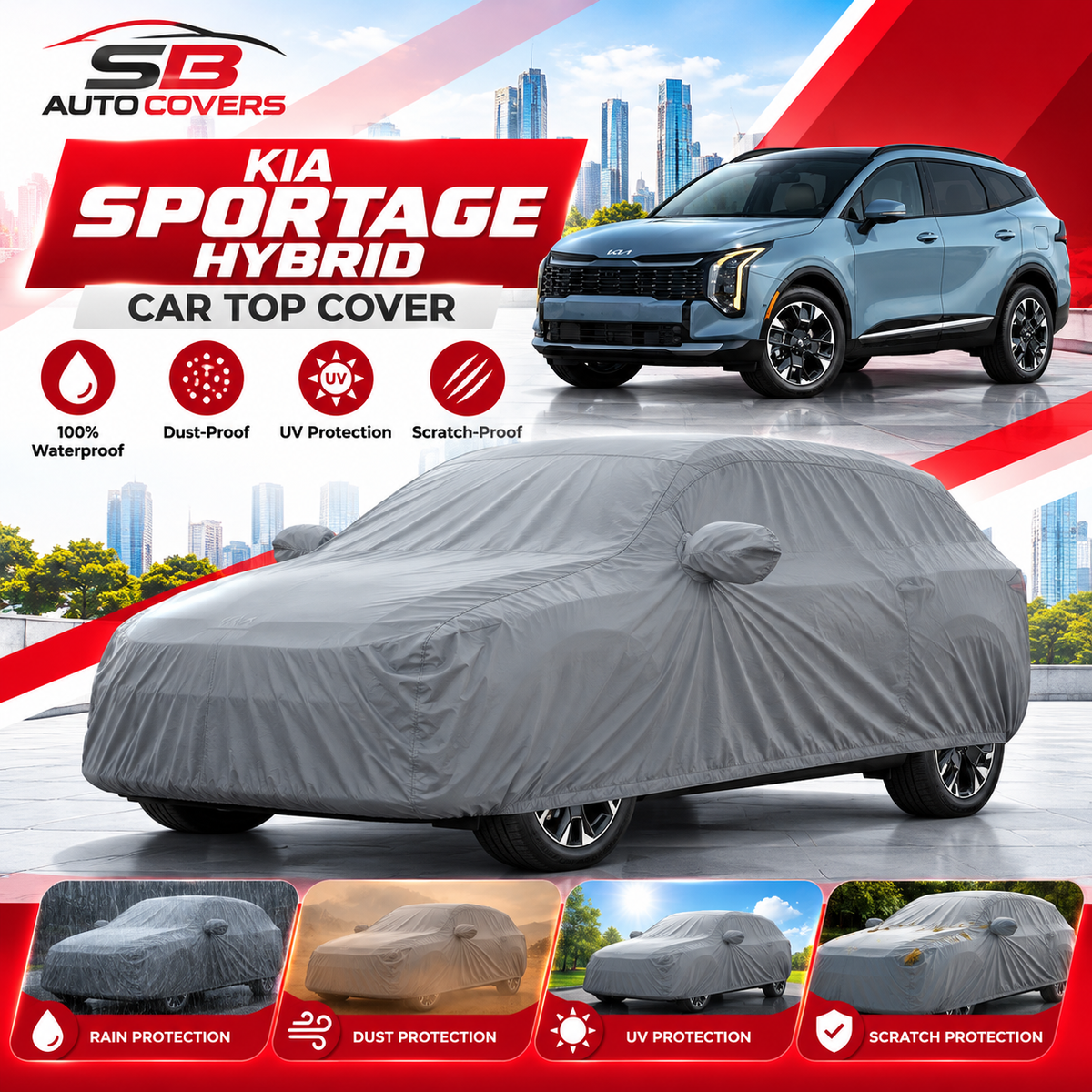 Kia Sportage Hybrid Car Cover