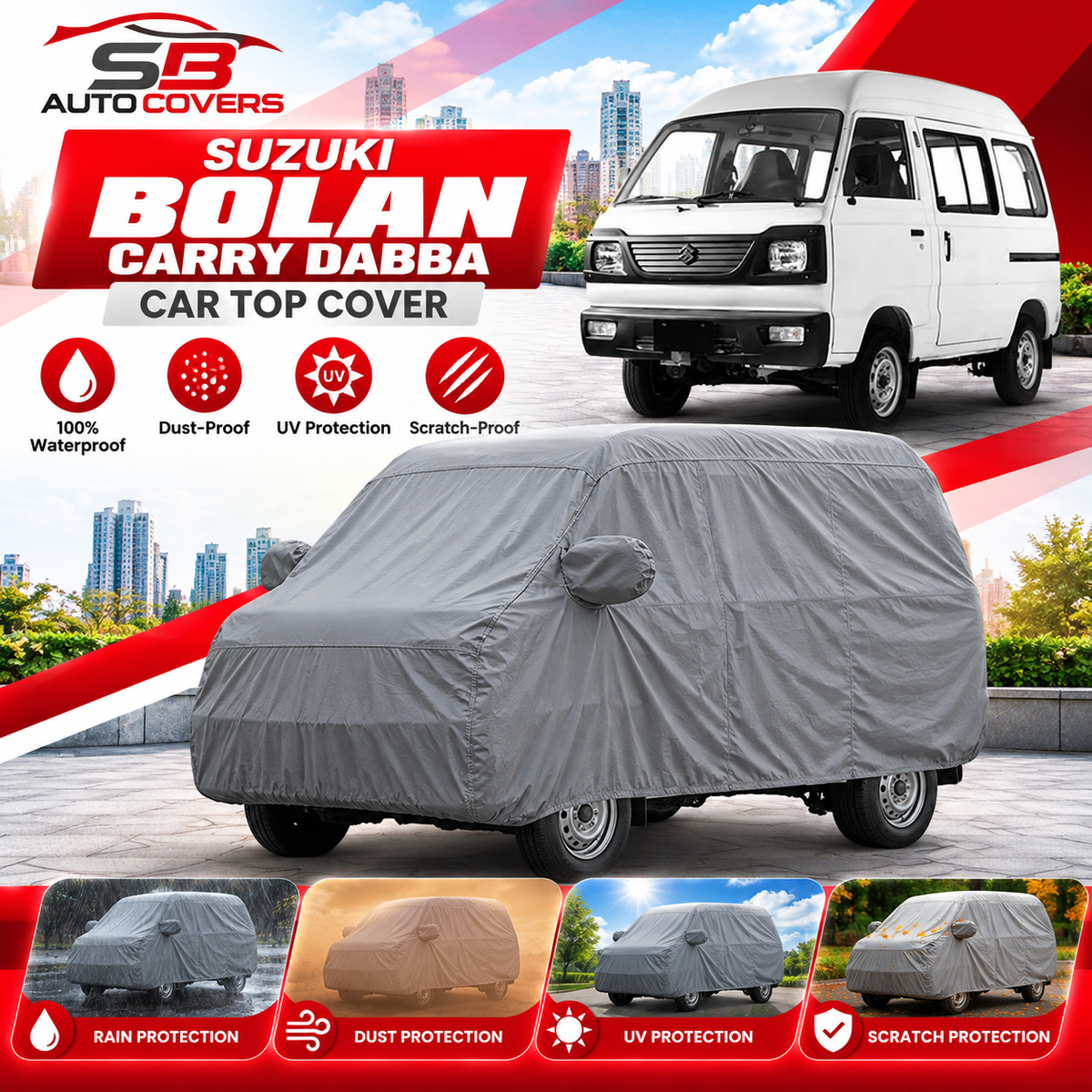 Suzuki Bolan Carry Daba Car Cover