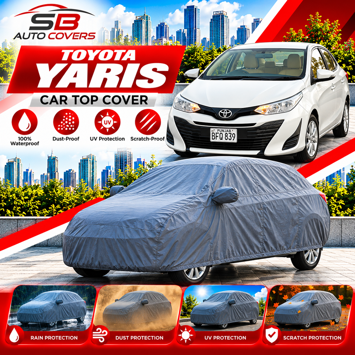 Toyota Yaris Car Cover