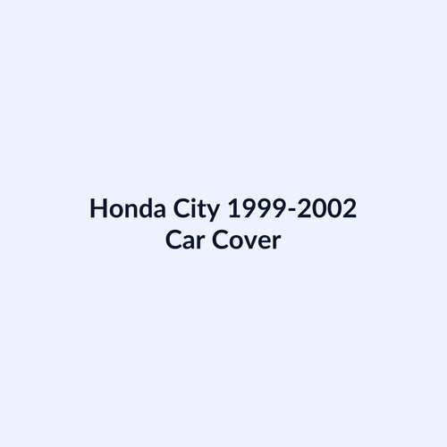Honda City 1999-2002 car cover by SB Auto Covers