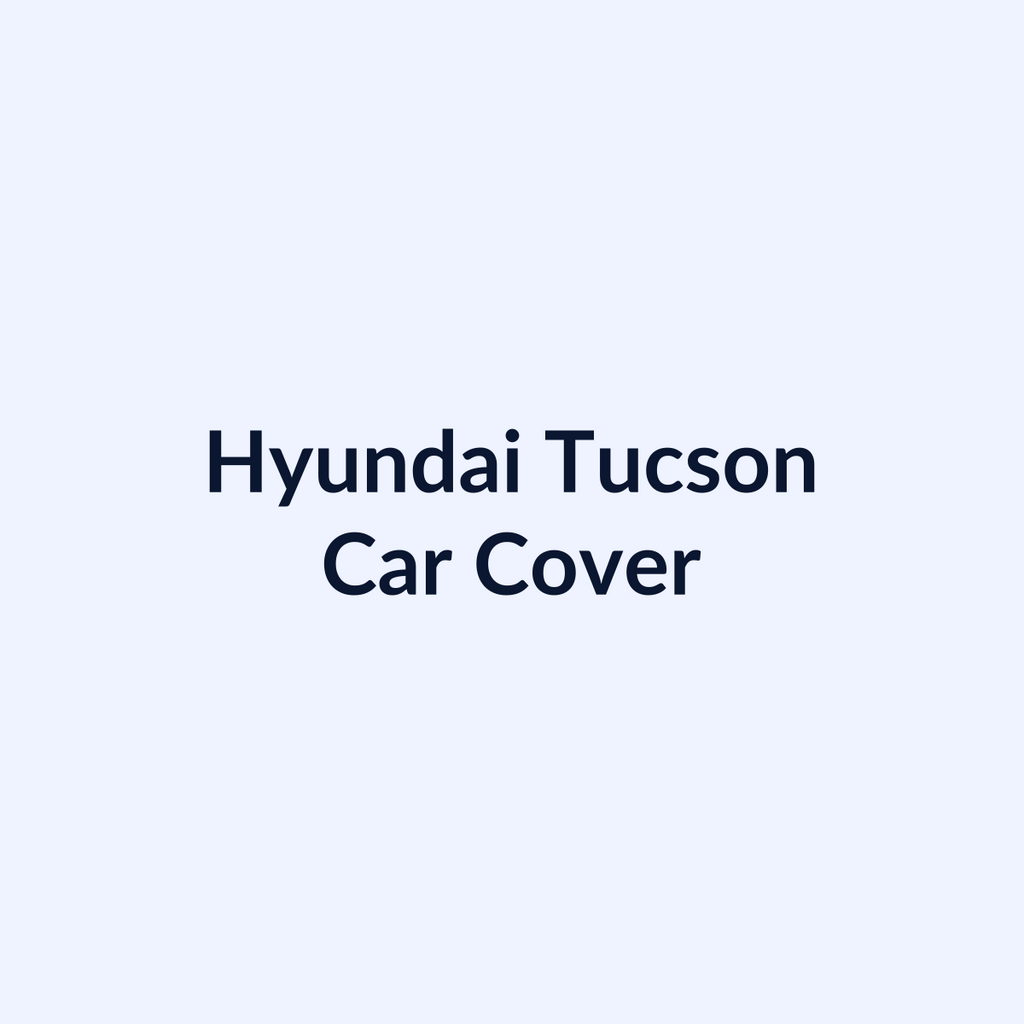 Hyundai Tucson car cover by SB Auto Covers